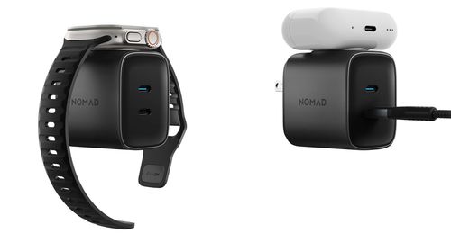 Nomad推出65W GaN雙口充電器，集成蘋果MFi認證Apple Watch充電功能，售價100美元